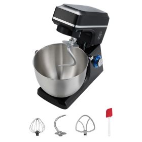 Stand Mixer, 8.3QT Dough Mixer, 660W 6+P Speeds Tilt-head Food Mixer with Stainless Steel Bowl, Dough Hook, Wire Whip, Flat Beater, Scraper
